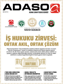 401. sayılı ADASO dergisi kapağı